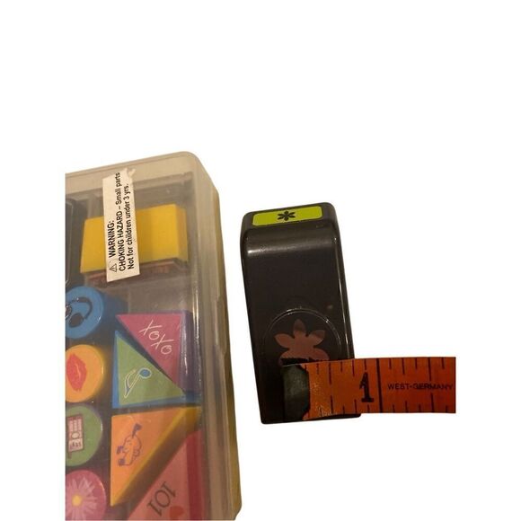 Lot of 3 Stamps Set Paper Punches Crafts Art School - Picture 9 of 11